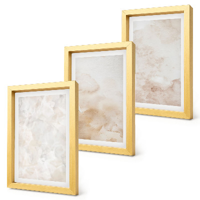 Triptych v ráme Módne textúry v pastelových svetlých farbách