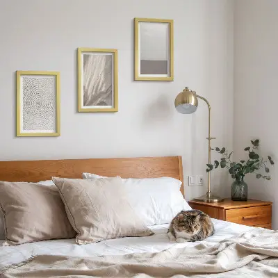 Sada obrazov do obývačky v jemnom prírodnom boho štýle