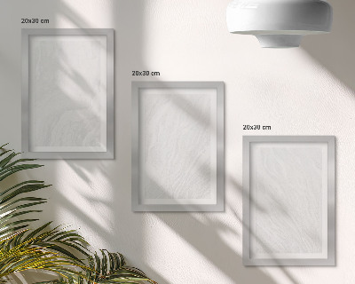 Triptych v ráme Elegantná mramorová lineárna kamenná štruktúra