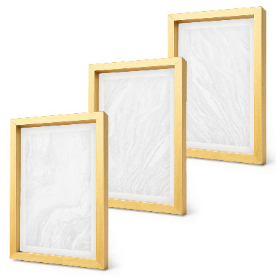 Triptych v ráme Elegantná mramorová lineárna kamenná štruktúra