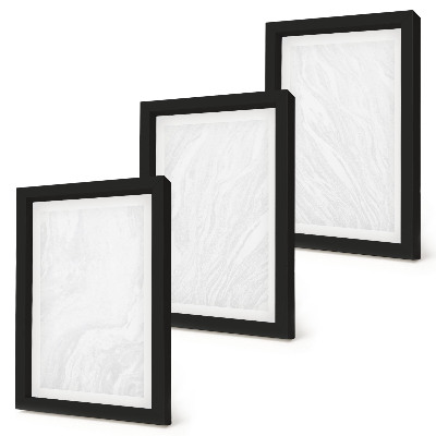 Triptych v ráme Elegantná mramorová lineárna kamenná štruktúra