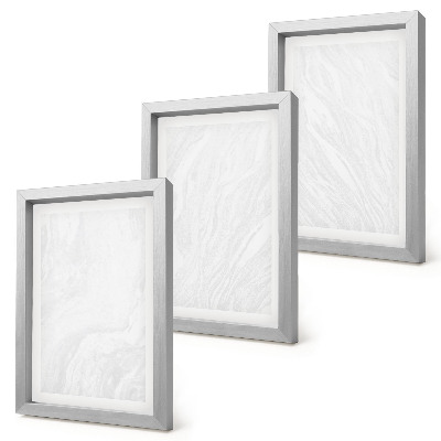 Triptych v ráme Elegantná mramorová lineárna kamenná štruktúra
