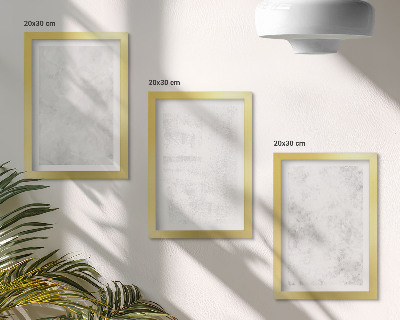 Triptych v ráme Biele škvrny na plátne minimalistické pozadia