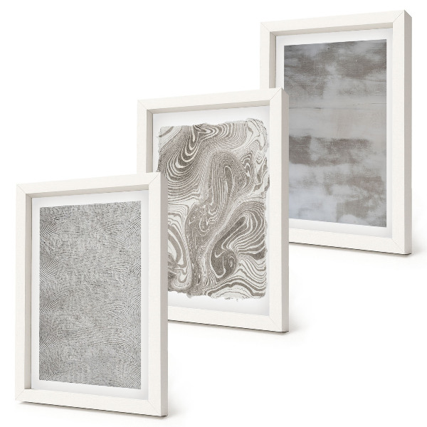 Triptych v ráme Abstraktný dizajn priemyselných konštrukcií