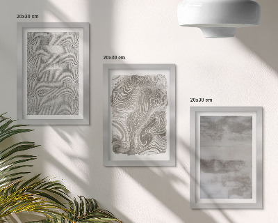 Triptych v ráme Abstraktný dizajn priemyselných konštrukcií