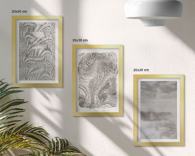 Triptych v ráme Abstraktný dizajn priemyselných konštrukcií