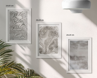 Triptych v ráme Abstraktný dizajn priemyselných konštrukcií