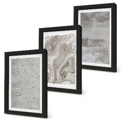 Triptych v ráme Abstraktný dizajn priemyselných konštrukcií