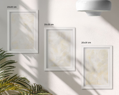 Triptych v ráme Dizajn ťahov štetcom s jasnou textúrou