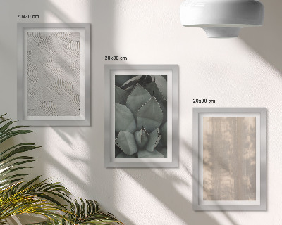 Triptych v ráme Letné textúry detailný záber v tropickom podnebí