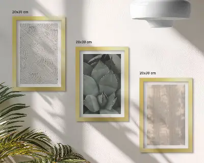 Triptych v ráme letné textúry s detailným záberom v tropickom podnebí