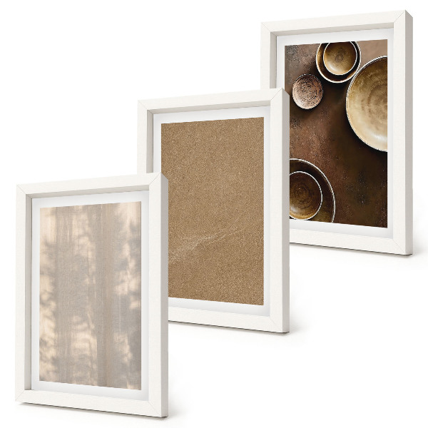 Triptych v ráme Štruktúry a textúry v minimalistickom štýle