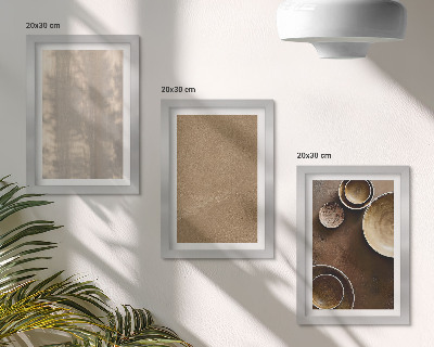 Triptych v ráme Štruktúry a textúry v minimalistickom štýle