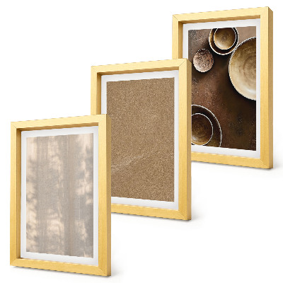 Triptych v ráme Štruktúry a textúry v minimalistickom štýle
