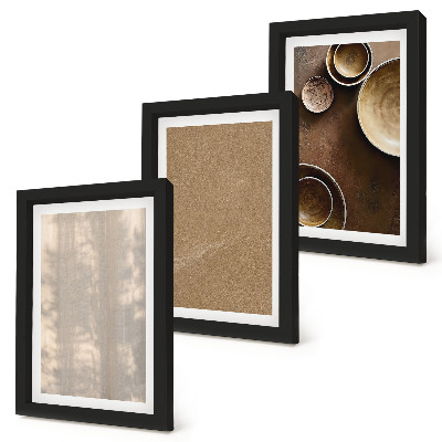 Triptych v ráme Štruktúry a textúry v minimalistickom štýle