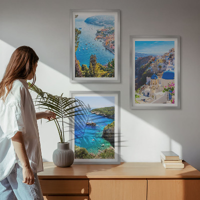 Nástenná galéria Grécke pohľady na Santorini Oia