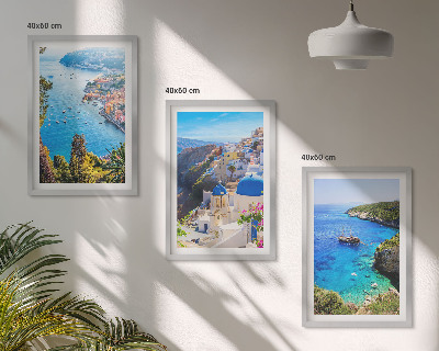 Nástenná galéria Grécke pohľady na Santorini Oia
