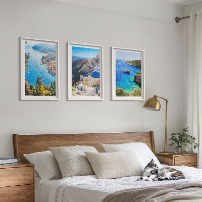 Nástenná galéria Grécke pohľady na Santorini Oia