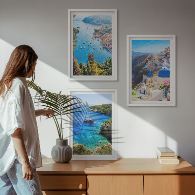 Nástenná galéria Grécke pohľady na Santorini Oia