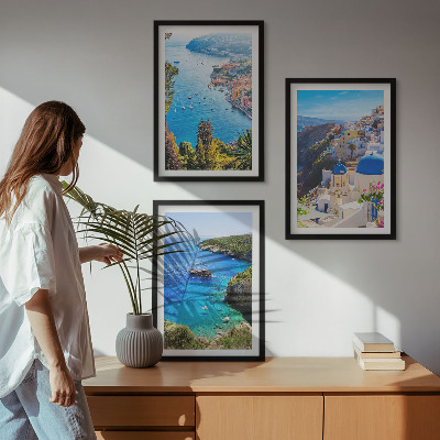 Nástenná galéria Grécke pohľady na Santorini Oia