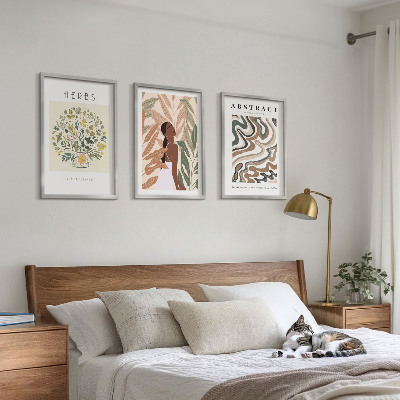 Nástenná galéria Boho pastelové minimalistické plagáty