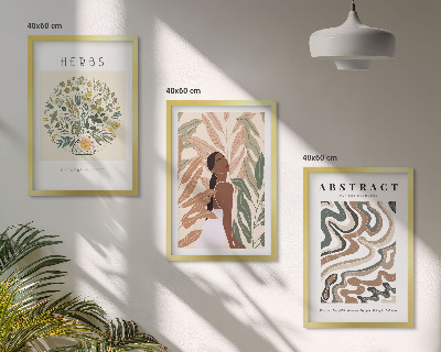 Nástenná galéria Boho pastelové minimalistické plagáty