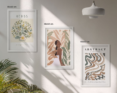 Nástenná galéria Boho pastelové minimalistické plagáty
