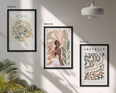 Nástenná galéria Boho pastelové minimalistické plagáty
