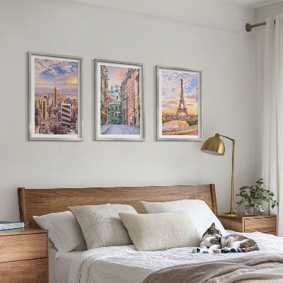 Nástenná galéria Mestá New York Paríž súmrak