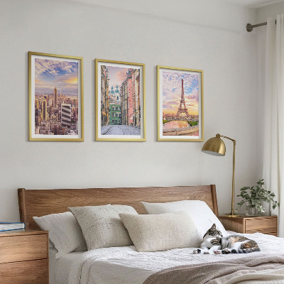 Nástenná galéria Mestá New York Paríž súmrak