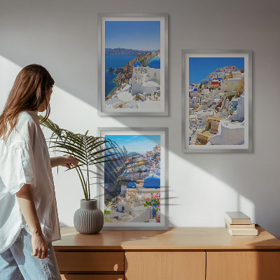 Nástenná galéria Krajinná architektúra Oia Santorini