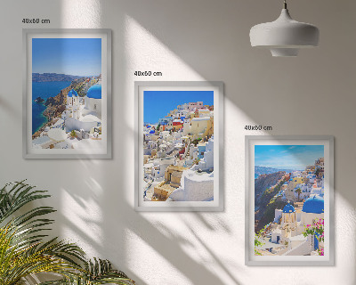 Nástenná galéria Krajinná architektúra Oia Santorini