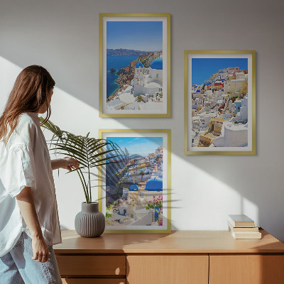 Nástenná galéria Krajinná architektúra Oia Santorini