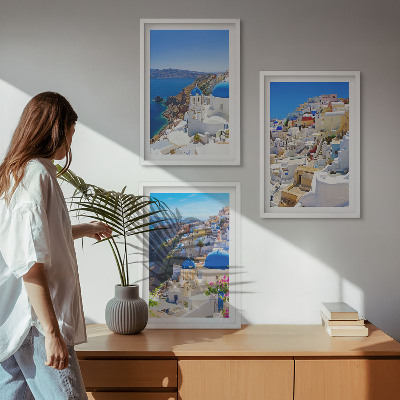 Nástenná galéria Krajinná architektúra Oia Santorini