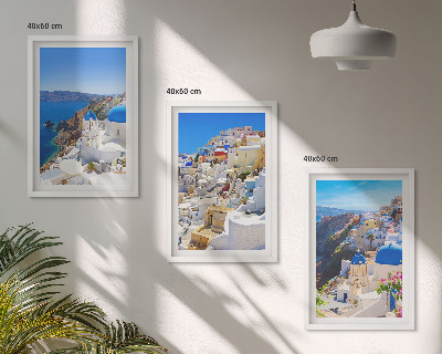Nástenná galéria Krajinná architektúra Oia Santorini