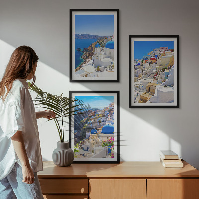 Nástenná galéria Krajinná architektúra Oia Santorini