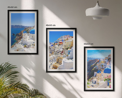 Nástenná galéria Krajinná architektúra Oia Santorini