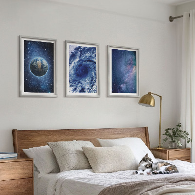 Nástenná galéria Zem vesmírna búrka galaxia