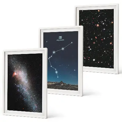 Sada nástenných dekorácií galaxia vesmír znamenie Vodnár