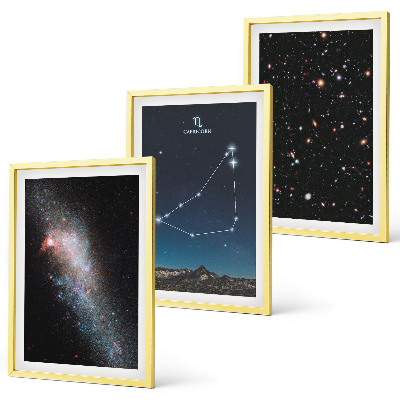 Sada nástenných dekorácií Galaxia v súhvezdí Kozorožca