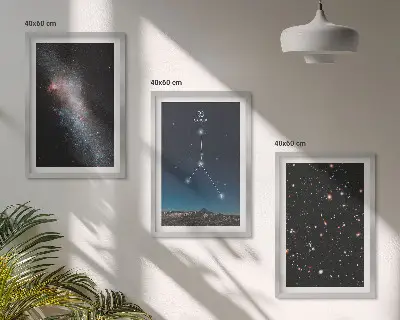 Nástenná galéria súhvezdie Raka vo vesmírnej galaxii