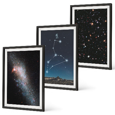 Sada nástenných dekorácií Galaxia v súhvezdí Leva