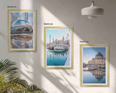 Nástenná galéria Architektúra miest na vode