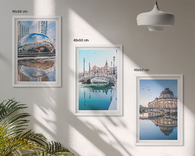 Nástenná galéria Architektúra miest na vode