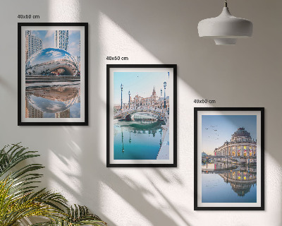 Nástenná galéria Architektúra miest na vode