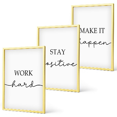 Nástenná galéria Minimalistické motivačné nápisy