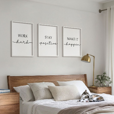 Nástenná galéria Minimalistické motivačné nápisy
