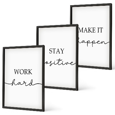 Nástenná galéria Minimalistické motivačné nápisy
