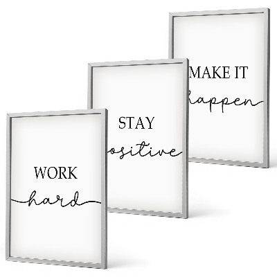 Nástenná galéria Minimalistické motivačné nápisy