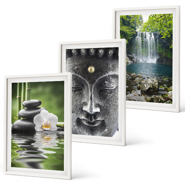 Nástenná galéria Harmonické kamene voda Budha